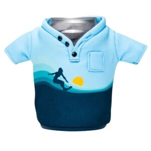 NWT Puffin Drinkware Tropical Surfer Coozie Can Cooler